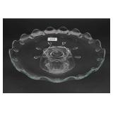 Indiana Glass Teadrop Cake Plate