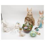 Rabbit and Easter Theme Figurines