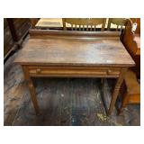 Antique Wooden Writing Desk With Drawer