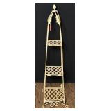 Metal Standing Shelf with Three Tiers