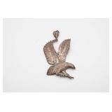 Metal Eagle Pendant with Detailed Design