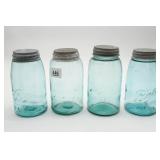 Four Ball Mason Jars with Lids