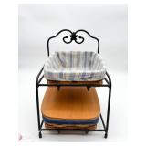 Longaberger Organizer 2 Tier Wrought Iron Stand w/