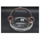 Clear Glass Basket