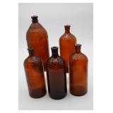 Amber Glass Clorex Bottles