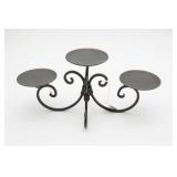 Three-Arm Metal Candle Holder