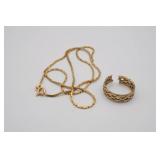 14kt Yellow Gold Chain and Ring Scrap