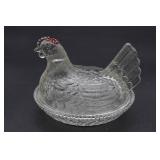 Glass Hen-on-Nest