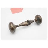 Sterling Silver Baby Rattle, As Is
