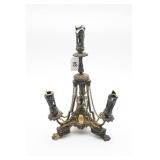 Antique Multi-Arm Metal Candelabra