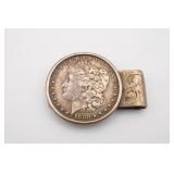 1880 Morgan Silver Dollar Money Clip