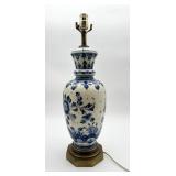 Chinoiserie Blue & White Lamp