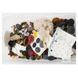 Large Assorted Lot of Vintage Buttons