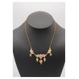 Black Hills Gold Leaf Pendant Necklace