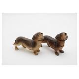 Dachshund Figurines with Markings