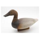 Hand-Carved Wooden Duck Decoy