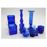 Vintage Cobalt Blue Glassware