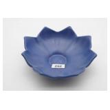 Blue Floral-Shaped Ceramic Bowl