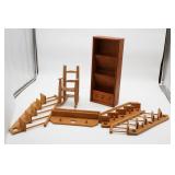 Wooden Letter Holder and Other Wooden Decor