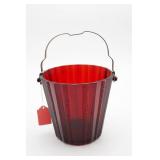 Anchor Hocking Royal Ruby Red Ice Bucket