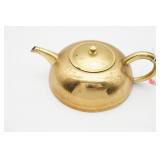 Brass Teapot With Engraved Design