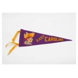 Vintage East Carolina Felt Pennant