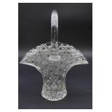 Pressed Glass Basket