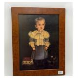 Framed Portrait of Child