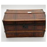 Small Antique Wooden Trunk