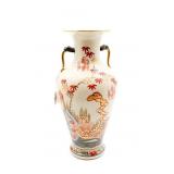 Hand-Painted Japanese Ceramic Vase