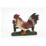 Cast Iron Rooster Doorstop