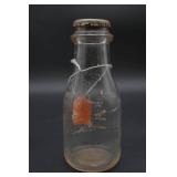 Elmwood Farms Glass Milk Bottle With Cap