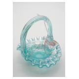 Mini Fenton Glass Basket