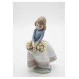 Lladro May Flowers Figurine As Is