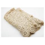 Vintage Crochet Lace Tablecloth