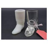 Boot-Shaped Glass Figurines