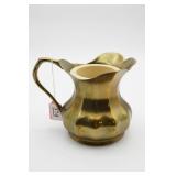 1983 Italian Brass Pitcher with Insert