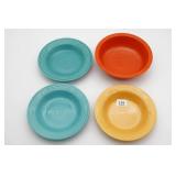Four Fiesta Bowls in Assorted Colors