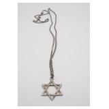 Star of David Pendant with Chain