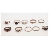 Sterling Silver Assorted Rings