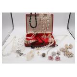 Collection of Costume Jewelry Auroa Borealis