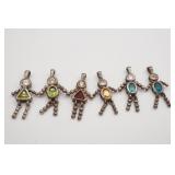 Sterling Silver Birthstone Charms