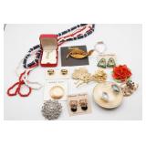 Assorted Costume Jewelry Lot - as found