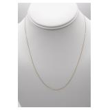 14Kt P Fine Chain Link Necklace Approx 18'