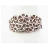 Sterling Silver Daisy Ring Size 8.75