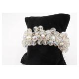 Vintage Cha Cha Expansion Bracelet with AB Beads