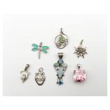 (7) Assorted Sterling SIlver Pendants