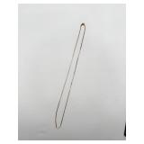 14KT Gold Box Chain Necklace