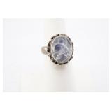 Sterling Silver Ring Moonstone Size 6.5