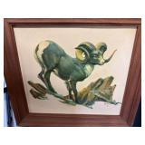 Bighorn Sheep Print by Fred Sweney